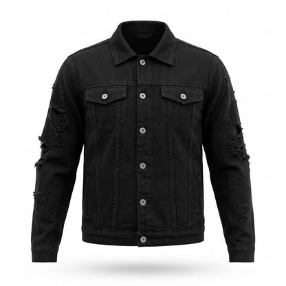 Gentleman Code - Eobon | Geknöpft Used-Look Jacke Unisex