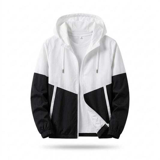 Gentleman Code - Retev | Zweifarbige Kapuzen Jacke Unisex