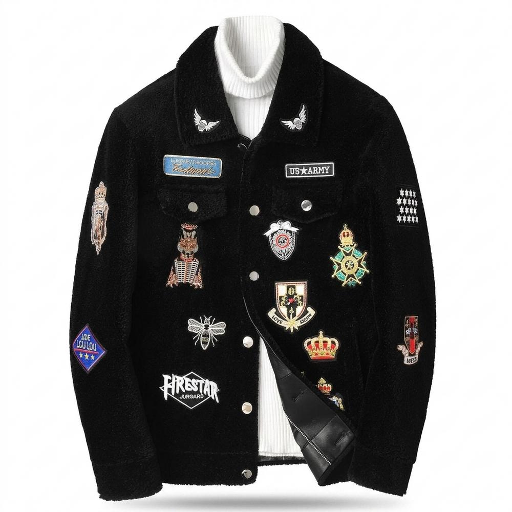 Gentleman Code - Sepam | Bestickte Strukturierte Jacke Unisex