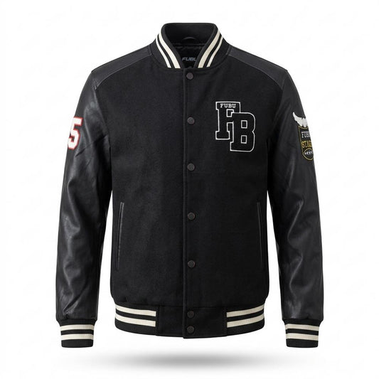 Gentleman Code - Kitov | Geknöpft Gestreift Lederjacke Herren