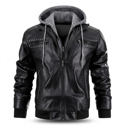 Gentleman Code - Tovar | Gefütterte Gesteppte Lederjacke Herren