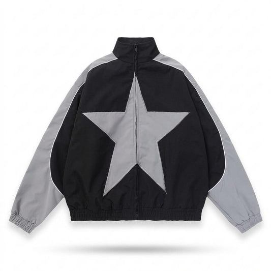 Gentleman Code - Yozuk | Colorblock Stehkragen Jacke Unisex