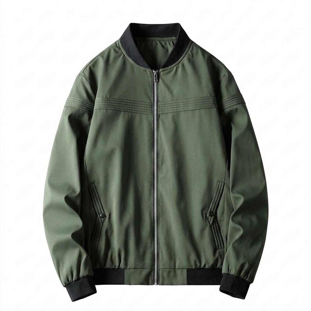 Gentleman Code - Veguk | Reißverschluss Stehkragen Jacke Herren