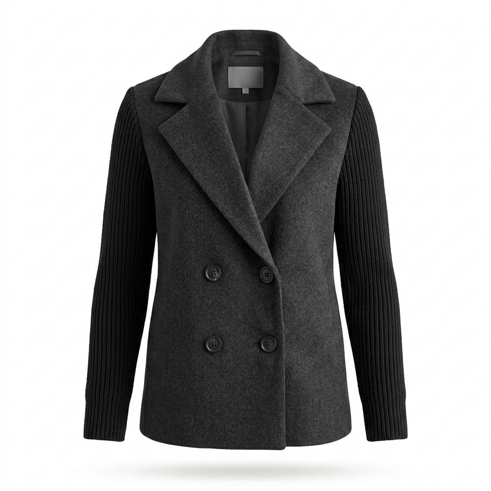 Gentleman Code - Yemir | Doppelreihige Kombinierte Jacke Damen
