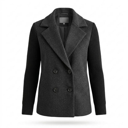 Gentleman Code - Yemir | Doppelreihige Kombinierte Jacke Damen