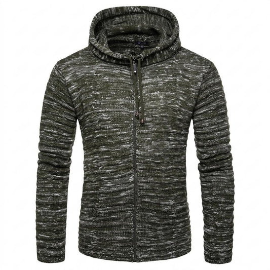 Gentleman Code - Rufil | Melierter Strukturierter Hoodie Herren