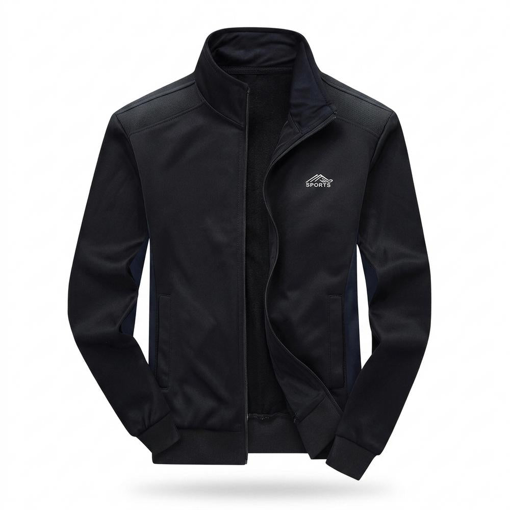 Gentleman Code - Zehal | Stehkragen Fleece Jacke Herren