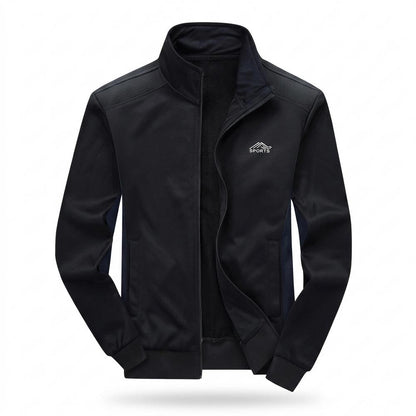 Gentleman Code - Zehal | Stehkragen Fleece Jacke Herren