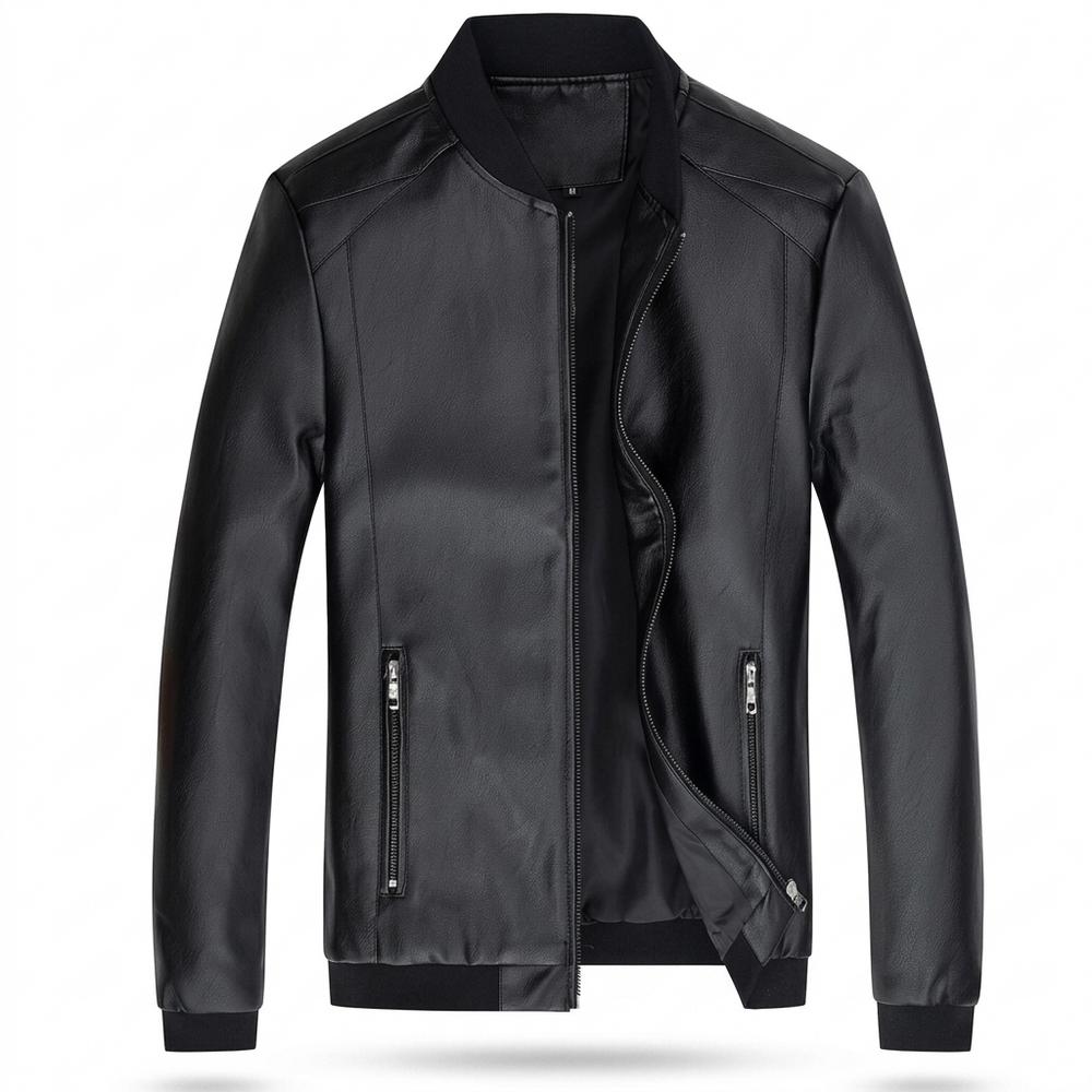 Gentleman Code - Temol | Gefütterte Matte Lederjacke Herren