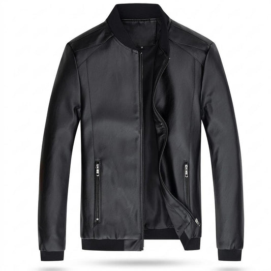 Gentleman Code - Temol | Gefütterte Matte Lederjacke Herren