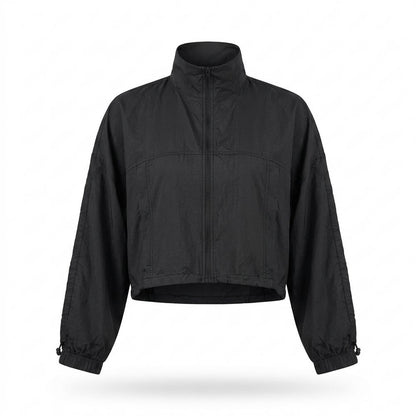 Gentleman Code - Lezak | Kurzgeschnittene Hochgeschlossene Jacke Damen