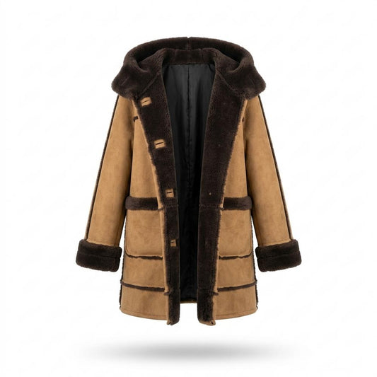 Gentleman Code - Zosel | Gefütterter Veloursartiger Mantel Damen