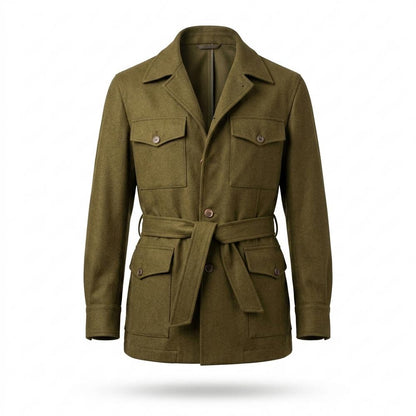 Gentleman Code - Sonud | Gegürtelte Funktionale Jacke Herren