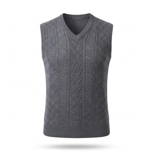 Gentleman Code - Yefim | Strukturiert Ärmellos Weste Herren
