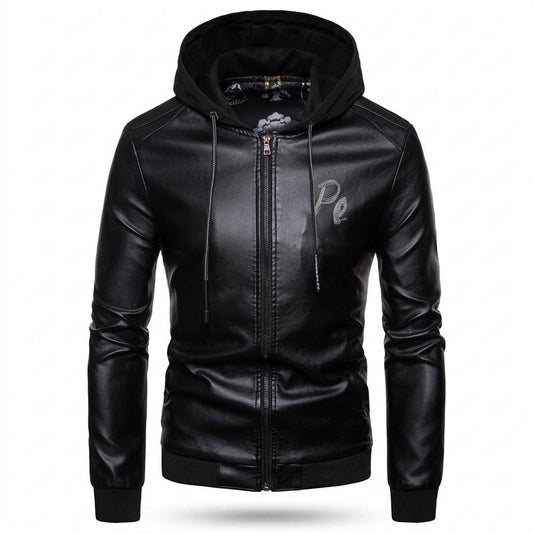 Gentleman Code - Nazul | Gefütterte Taillierte Lederjacke Herren