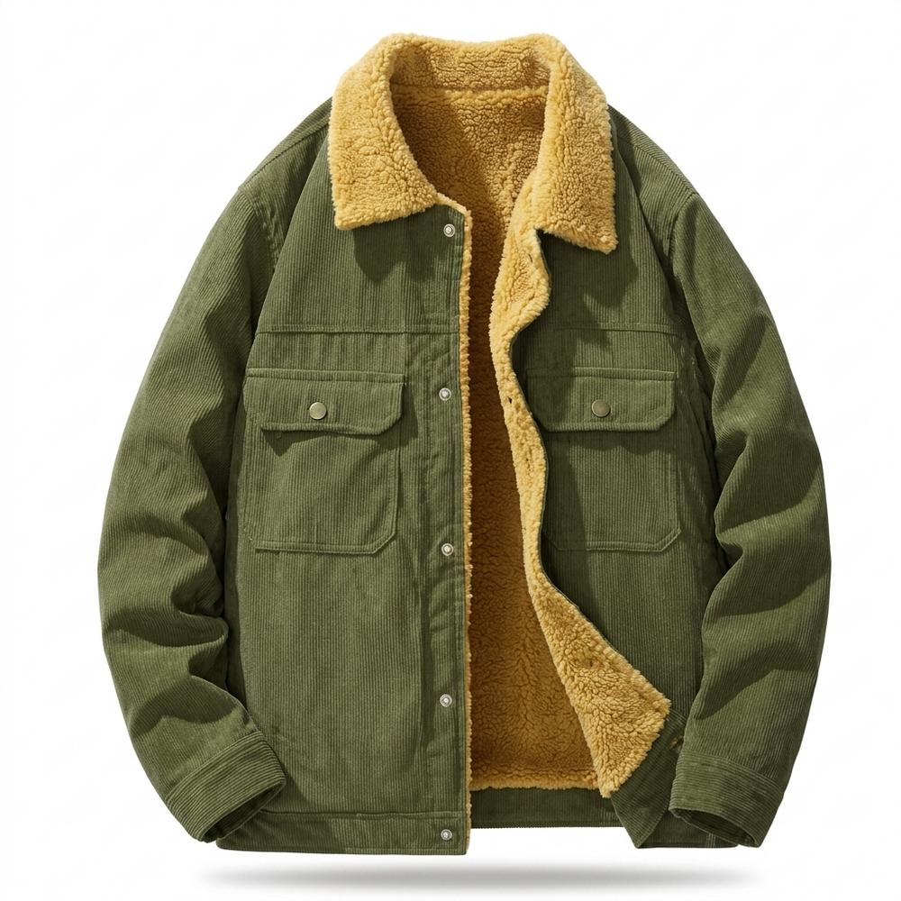 Gentleman Code - Nituk | Gefütterte Cord Jacke Herren