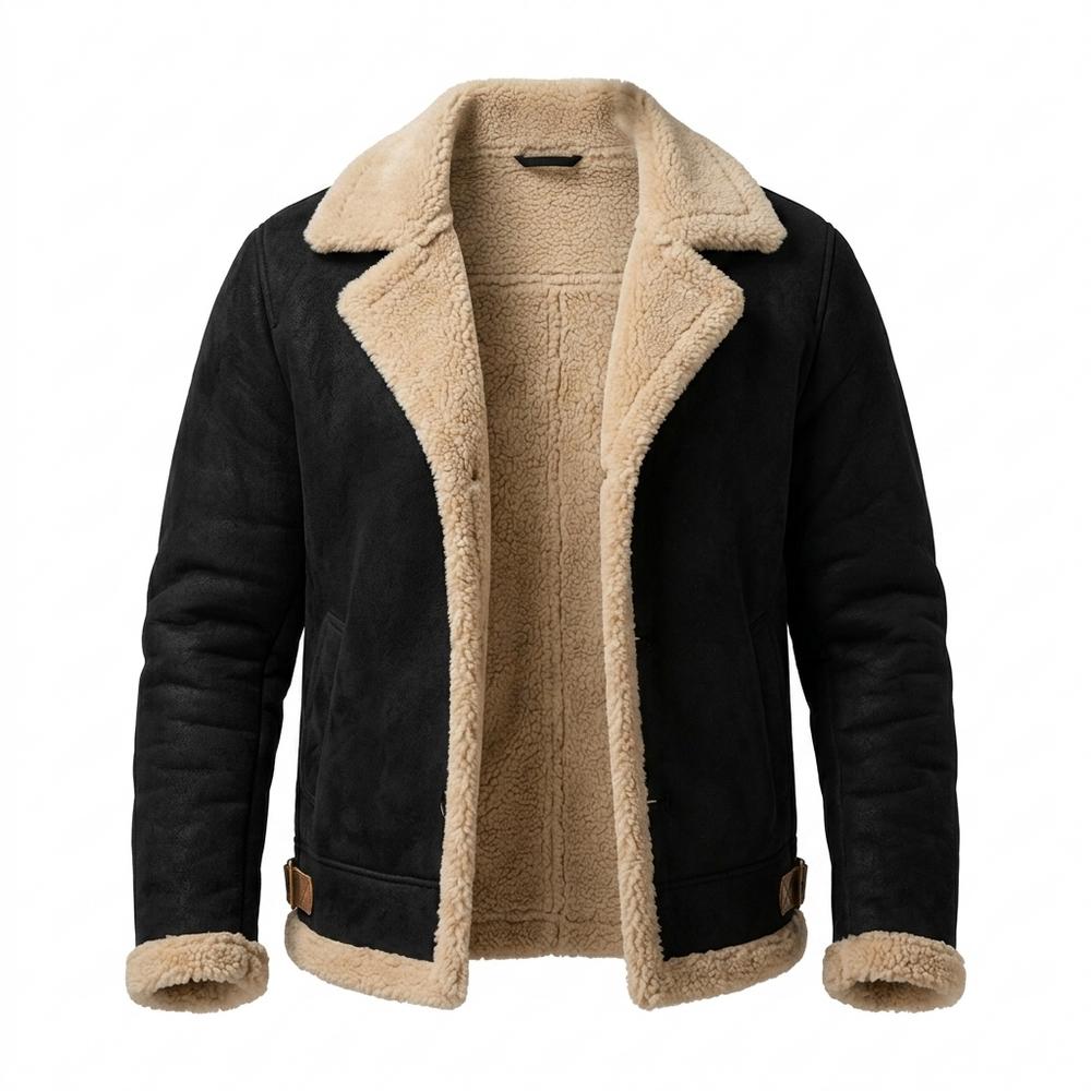 Gentleman Code - Tupat | Warme Gefütterte Wildleder-Jacke Herren