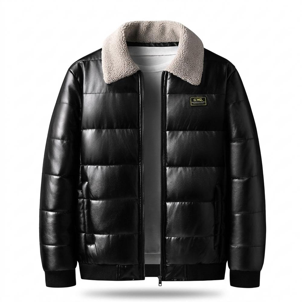 Gentleman Code - Runul | Gesteppt Gefüttert Lederjacke Herren