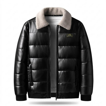 Gentleman Code - Runul | Gesteppt Gefüttert Lederjacke Herren