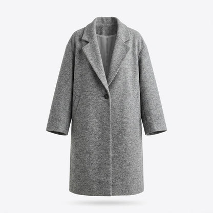 Gentleman Code - Eirik | Meliert Langgeschnitten Mantel Damen