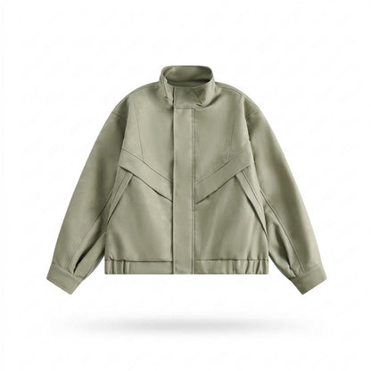 Gentleman Code - Lasir | Weit Geschnittene Hochgeschlossene Jacke Unisex