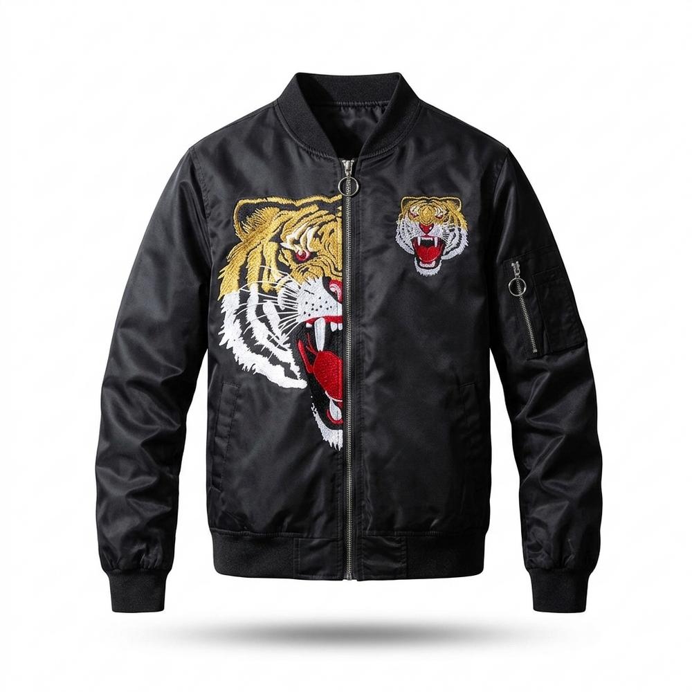 Gentleman Code - Yufat | Bestickt Gefüttert Jacke Herren