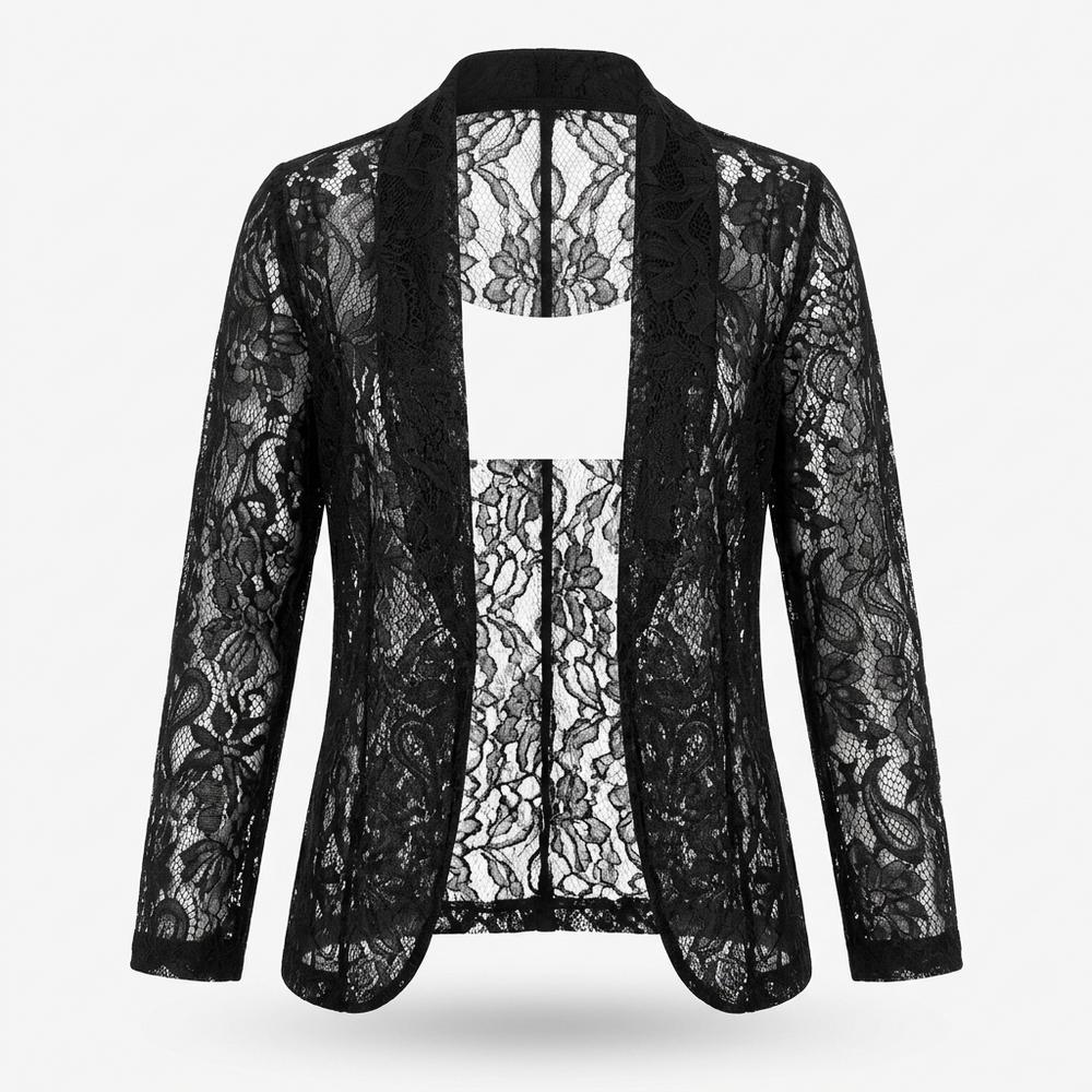 Gentleman Code - Vosir | Transparent Verschlusslos Jacke Damen