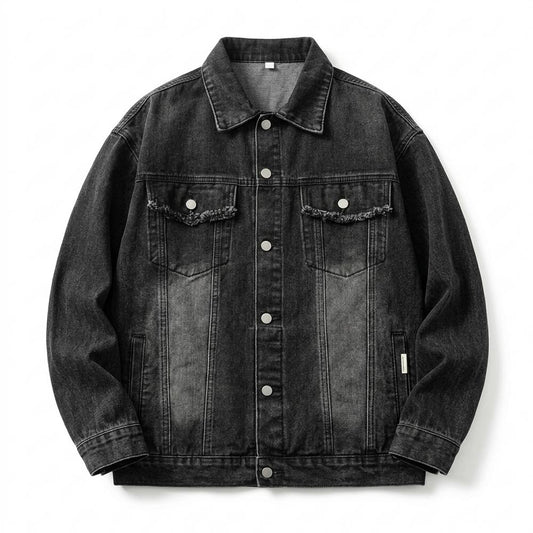 Gentleman Code - Nifat | Verwaschen Oversized Jacke Unisex