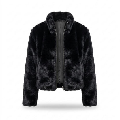 Gentleman Code - Ridod | Gefütterte Plüschige Jacke Damen
