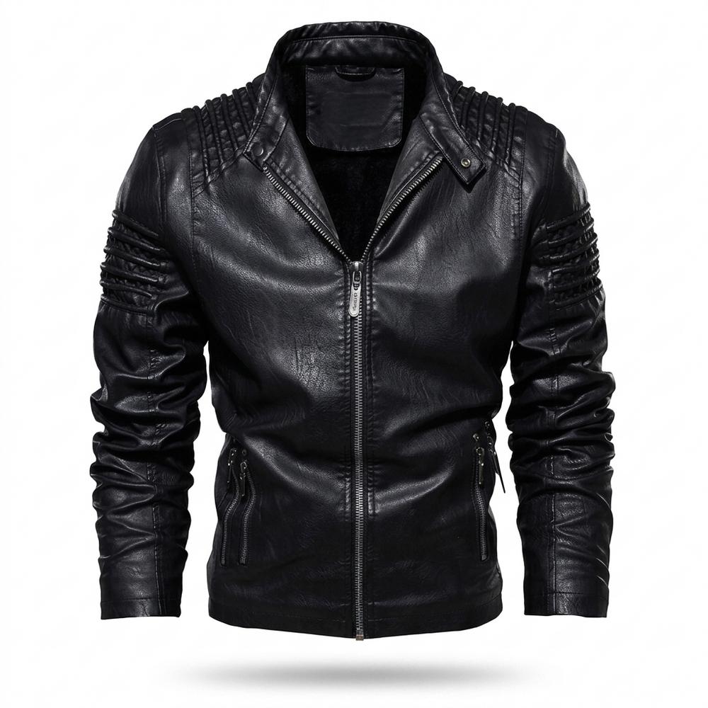 Gentleman Code - Vofok | Gefüttert Gesteppt Lederjacke Herren
