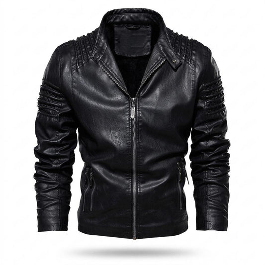 Gentleman Code - Vofok | Gefüttert Gesteppt Lederjacke Herren