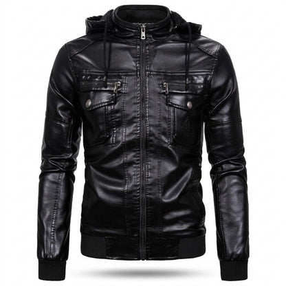 Gentleman Code - Yudam | Gefüttert Gesteppt Lederjacke Herren