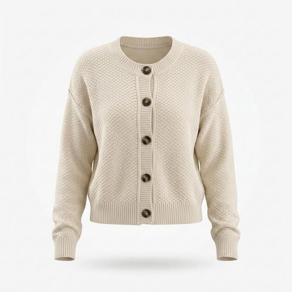 Gentleman Code - Sonot | Strukturiert Geknöpft Cardigan Damen
