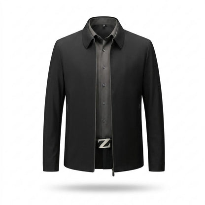 Gentleman Code - Tetak | Gefütterte Reißverschluss Jacke Herren