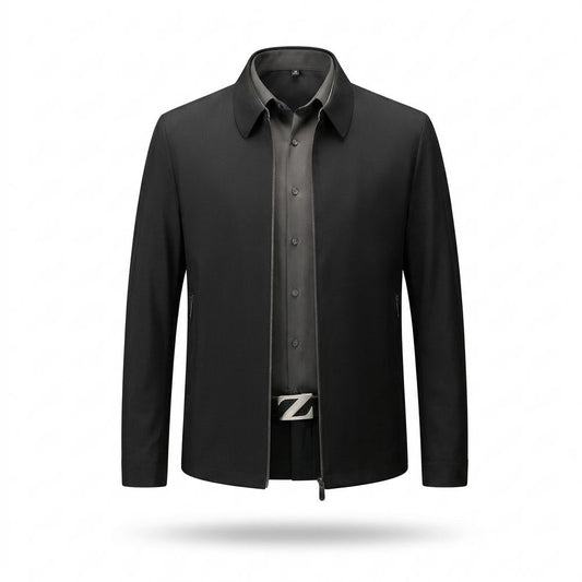 Gentleman Code - Tetak | Gefütterte Reißverschluss Jacke Herren