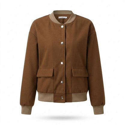 Gentleman Code - Yinit | Geknöpft Kontrastfarben Jacke Damen