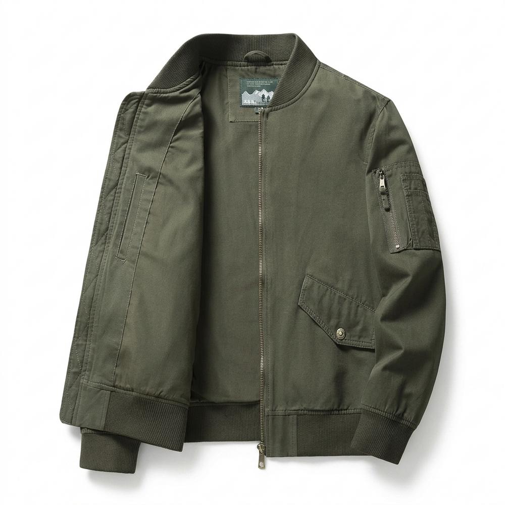 Gentleman Code - Tupul | Reißverschluss Stehkragen Jacke Herren