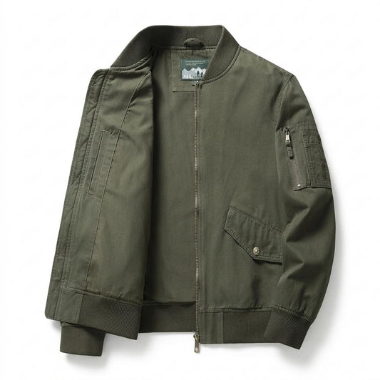 Gentleman Code - Tupul | Reißverschluss Stehkragen Jacke Herren