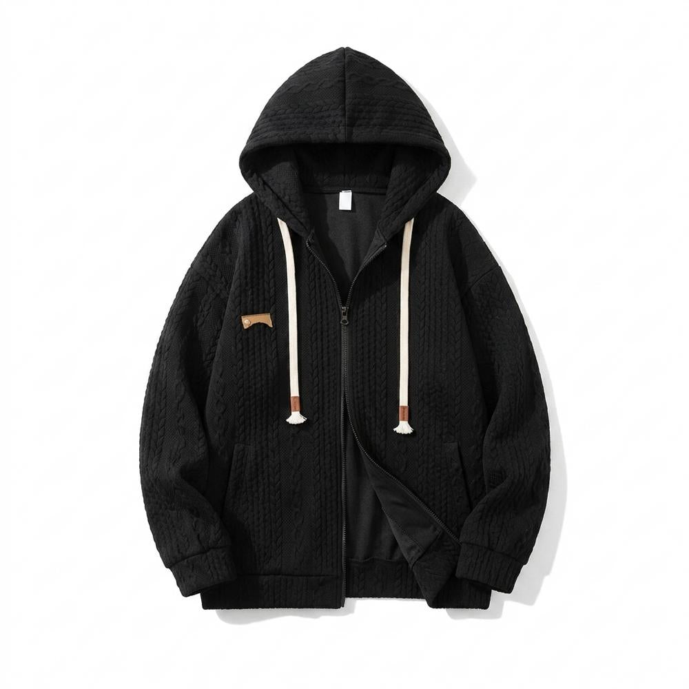 Gentleman Code - Rodos | Strukturiert Gestrickt Hoodie Unisex