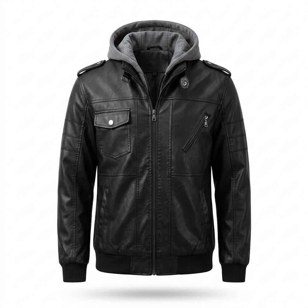 Gentleman Code - Dabol | Gefüttert Gesteppt Lederjacke Herren