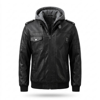 Gentleman Code - Dabol | Gefüttert Gesteppt Lederjacke Herren