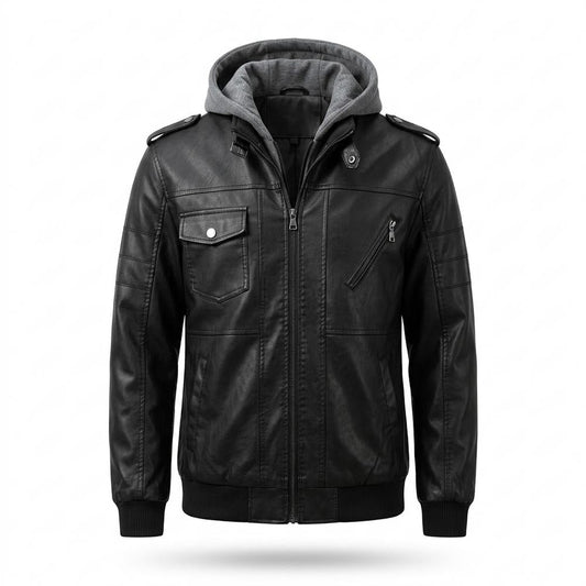 Gentleman Code - Dabol | Gefüttert Gesteppt Lederjacke Herren
