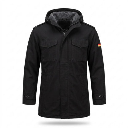 Gentleman Code - Demok | Warmer Gefütterter Mantel Herren