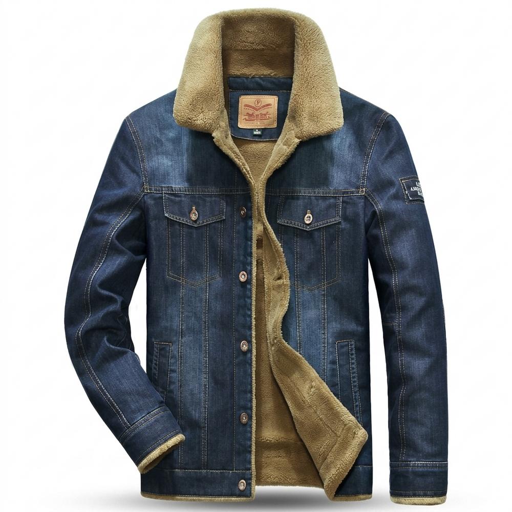 Gentleman Code - Yufak | Gefütterte Jeans Jacke Herren