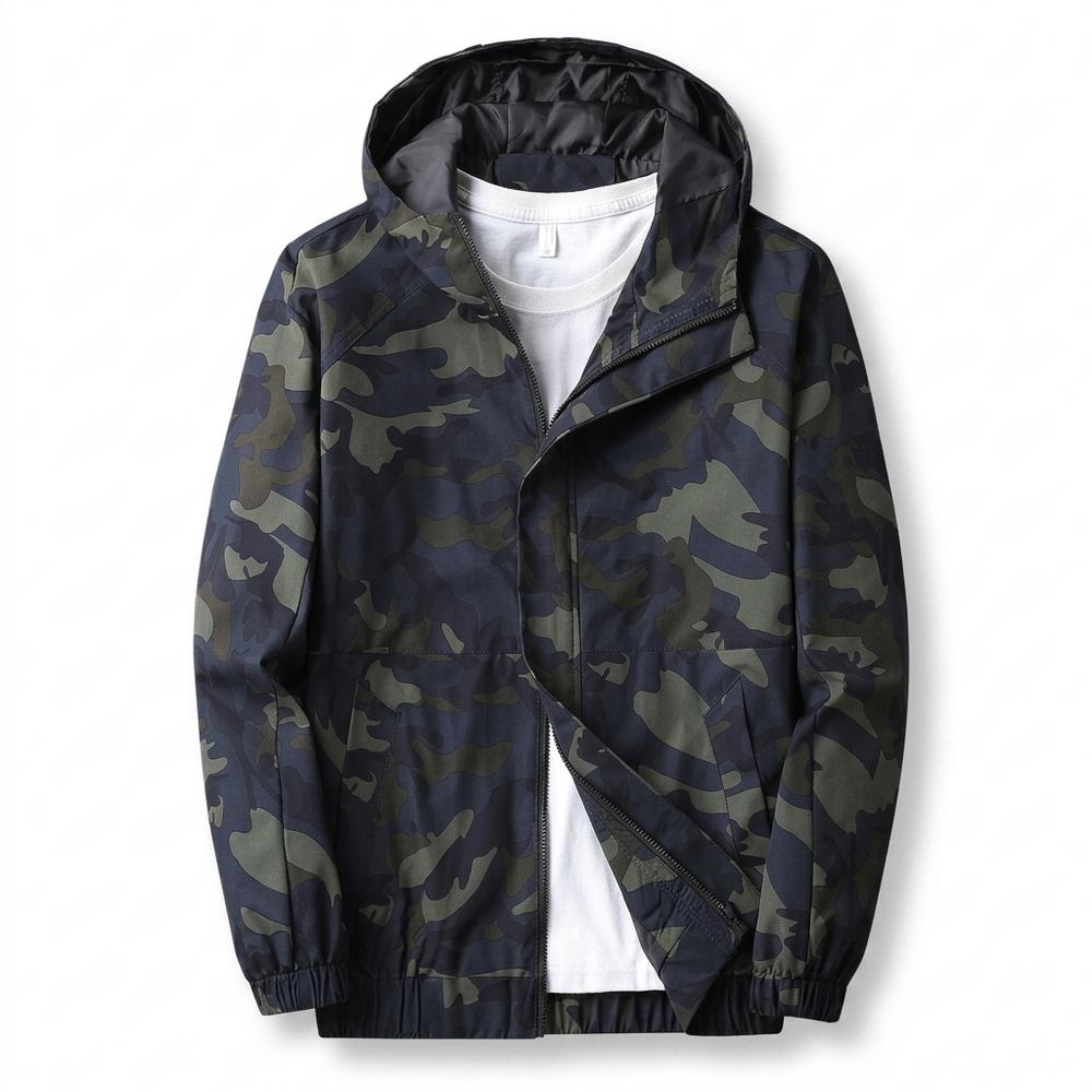 Gentleman Code - Tohum | Gemusterte Funktionale Jacke Herren