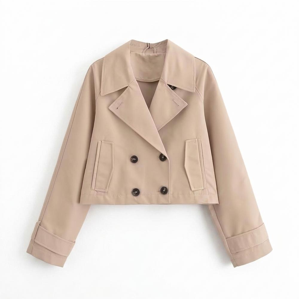 Gentleman Code - Zigak | Doppelreihige Kurze Jacke Damen