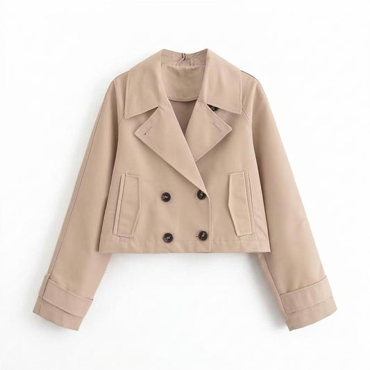 Gentleman Code - Zigak | Doppelreihige Kurze Jacke Damen