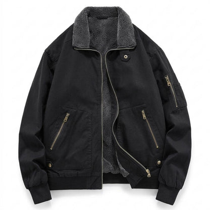 Gentleman Code - Muwur | Gefütterte Flieger Jacke Herren