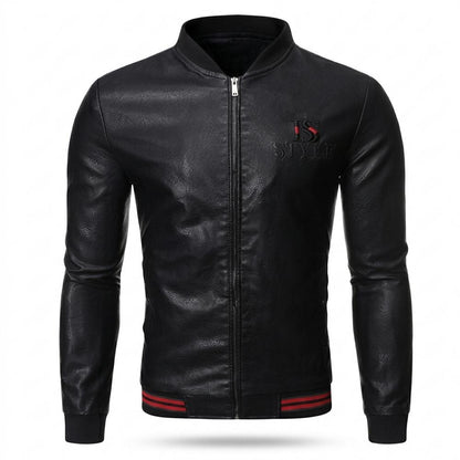 Gentleman Code - Milet | Figurbetont Gerippt Lederjacke Herren