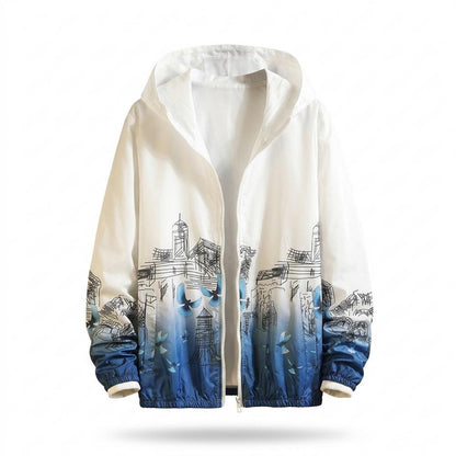 Gentleman Code - Nugav | Bedruckt Leicht Jacke Herren